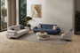 Atelier Del Sofa Sofá de 3 Plazas Bonjo Silver - Navy Blue